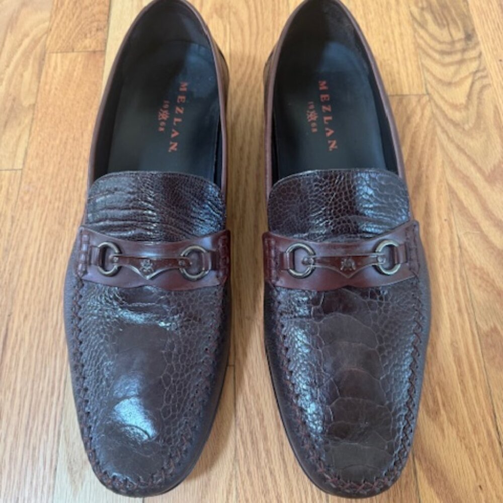 Ostrich Mezlan Loafers